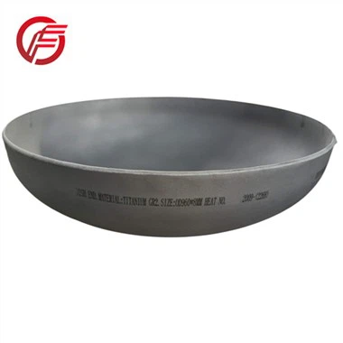 Titanium schotelvormige kop